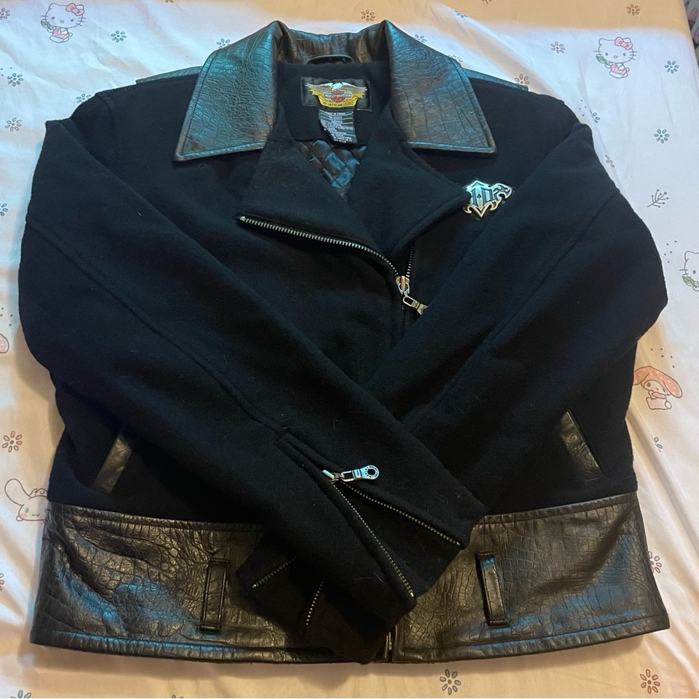 Harley Davison wool jacket